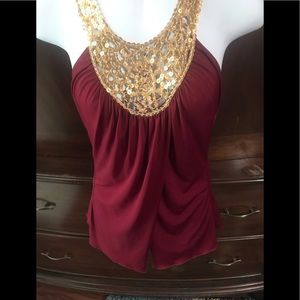 Sequin Top Tank
